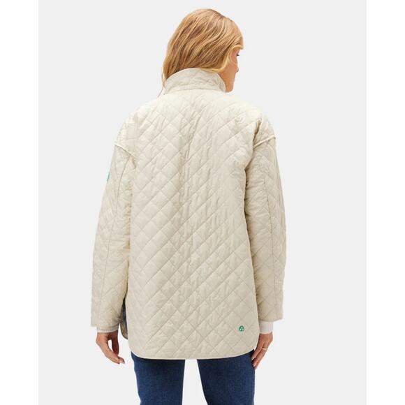Save the Duck Talita Quilted Jacket in Banana Yellow - Picture 4 of 15